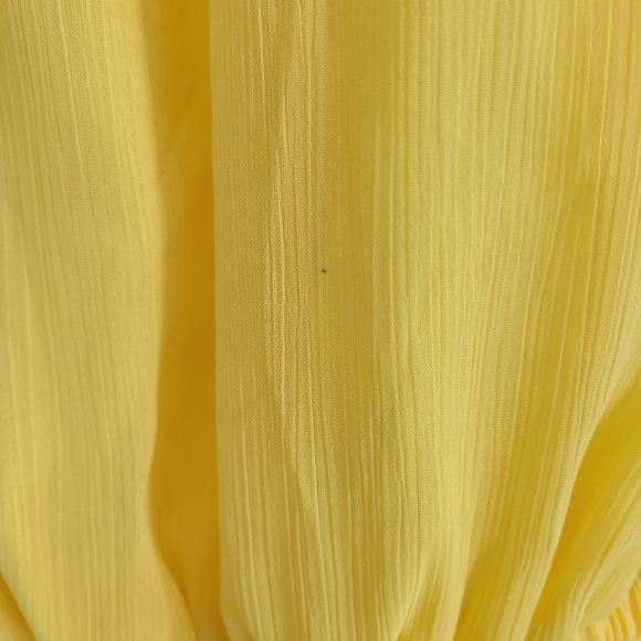 Endless Rose Revolve Yellow Ruffle Romper M new - Picture 6 of 12